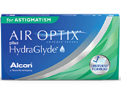 AIR OPTIX® plus HydraGlyde® FOR ASTIGMATISM